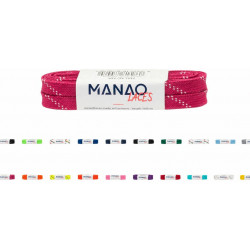 MANAO LACES 160 cm - Waxed Performance Laces for Speed Skating Boots