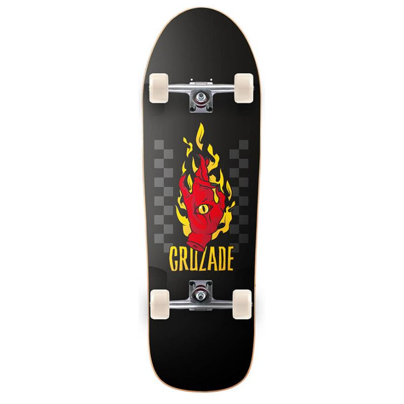 Cruzade Mudra Complete Skateboard 10" x 32.25" - Old School