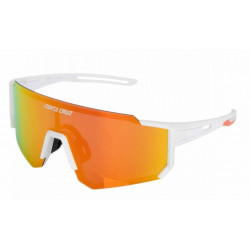 Santa Cruz Strip Racer Polarized Sunglasses White Orange