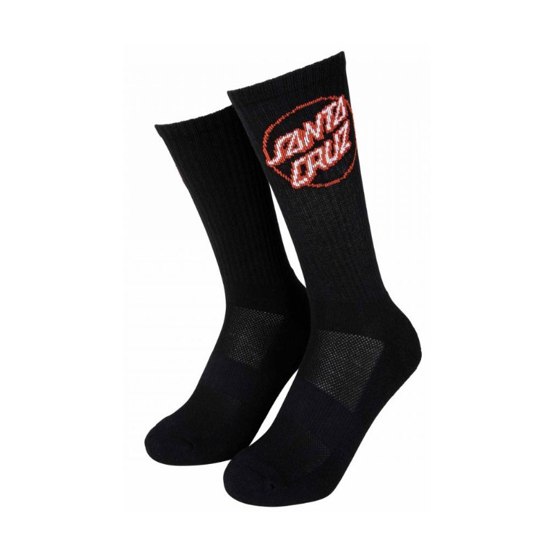 Chaussettes Santa Cruz Partial Dot Noires 42-45