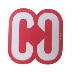 Sticker Core Co Rouge 4 x 4 cm
