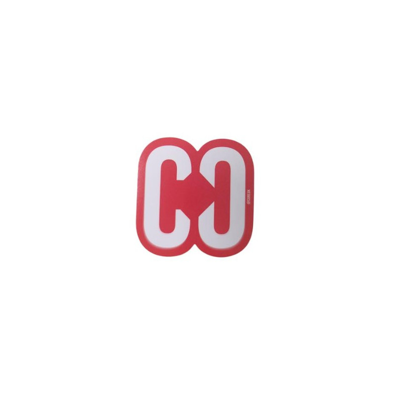Core Co Red Sticker 4 x 4 cm