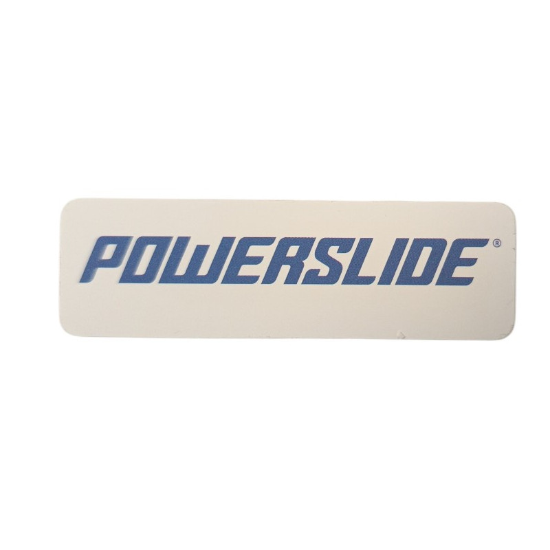 Sticker Powerslide Brand Bleu 6,8 x 2 cm