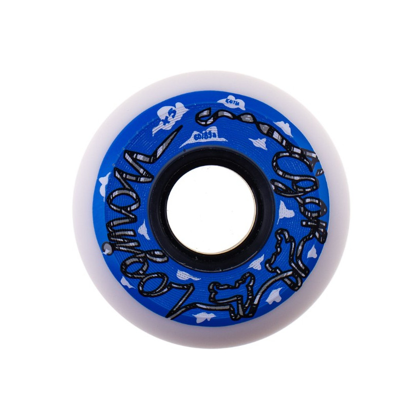 Kaltik Loginov 60mm 89A Blue White (x4) Roues Roller Agressif