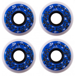 Kaltik Loginov Aggressive Inline Wheels 60mm 89A Blue White (4-Pack)