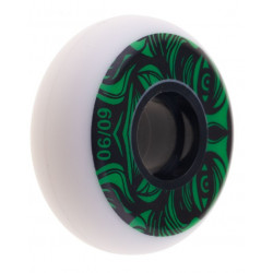 Roues Roller Agressif Kaltik Green Face 60mm 90A Green White (x4)