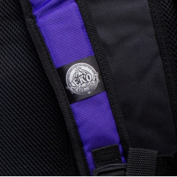 Kekoa Roll Top Skate Backpack Black Purple