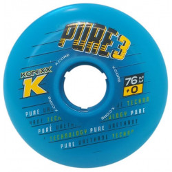 Roue Konixx Pure3 Indoor Bleue Roller Hockey