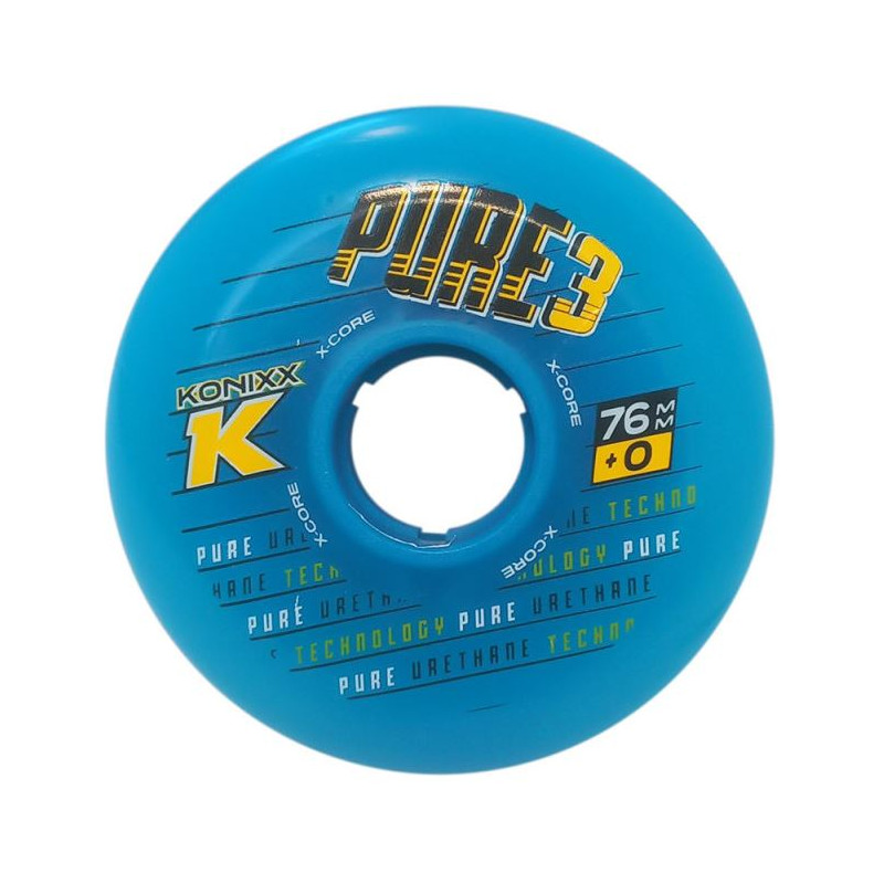 Roue Konixx Pure3 Indoor Bleue Roller Hockey