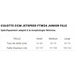 CCM JetSpeed FTW24 Girls' Junior Hockey Pants
