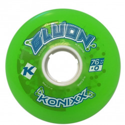Konixx Gluon Indoor Roller Hockey Wheel Green Translucent +0