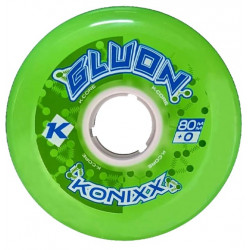 Konixx Gluon Indoor Roller Hockey Wheel Green Translucent +0