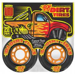 OJ Wheels Dirt Tires Thunder Juice Black 70mm 78A – Roues Skateboard x4