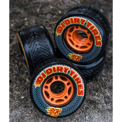 OJ Wheels Dirt Tires Thunder Juice Black 70mm 78A – Roues Skateboard x4