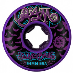 Slime Balls Bam Margera Purple 54mm 95A Skateboard Wheels – Set of 4