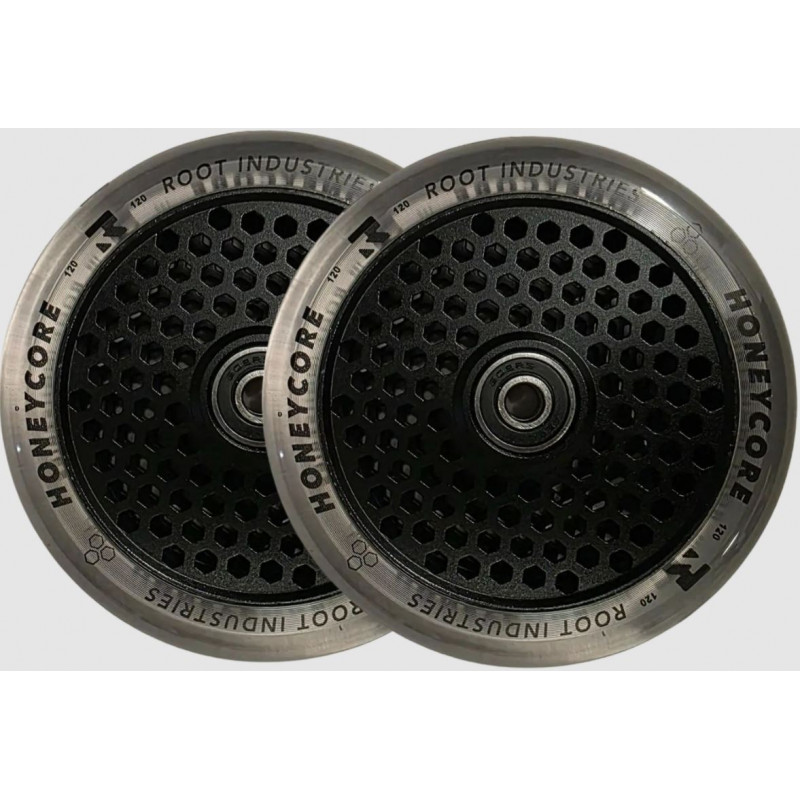Root Honeycore Clear 120mm Scooter Wheels – Pair