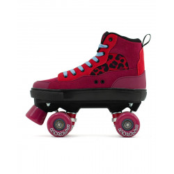 Rio Roller Beats Red/Leopard Quad Skates