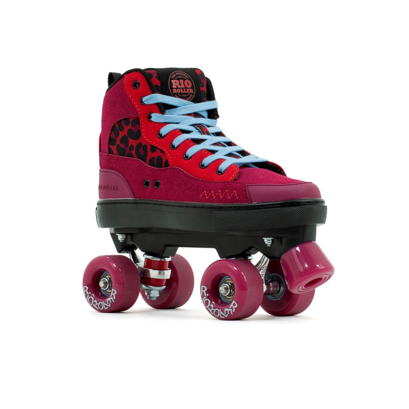 Rio Roller Beats Red/Leopard Quad Skates