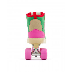 Rio Roller Beats Pink/Green Quad Skates
