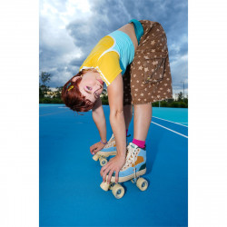 Rio Roller Beats Blue/Tan Quad Skates