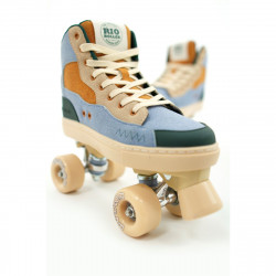 Rio Roller Beats Blue/Tan Quad Skates