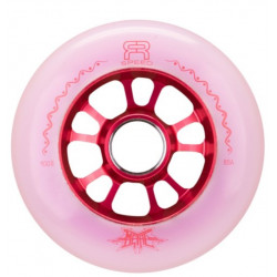 FR Skates Metal Dual Wheels 100mm 85A Natural Rouge x4