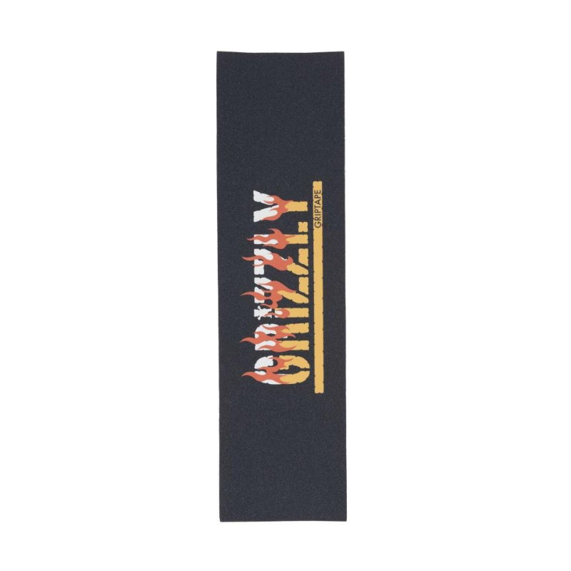 Grizzly Firestarter 9" Graphic Skateboard Grip Tape