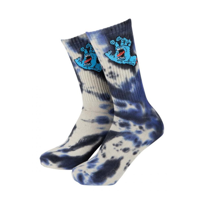 Santa Cruz Screaming Hand Tie Dye Socks
