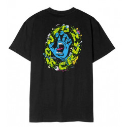 T-Shirt Santa Cruz Slime Scream Noir