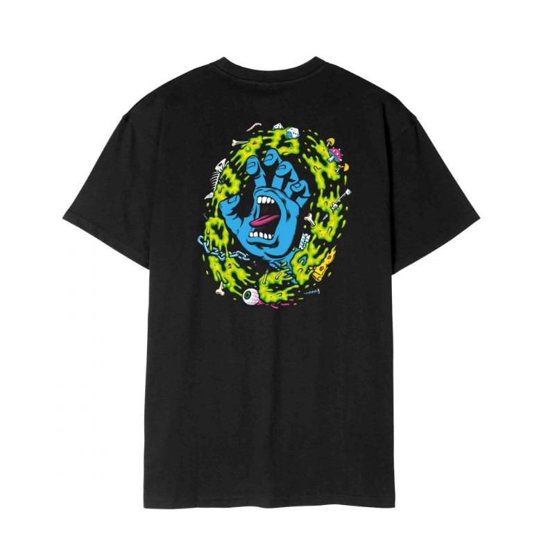 Santa Cruz Slime Scream T-Shirt Black