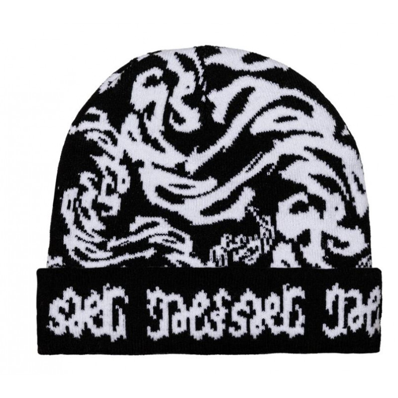 Mesmer Beanie Black White