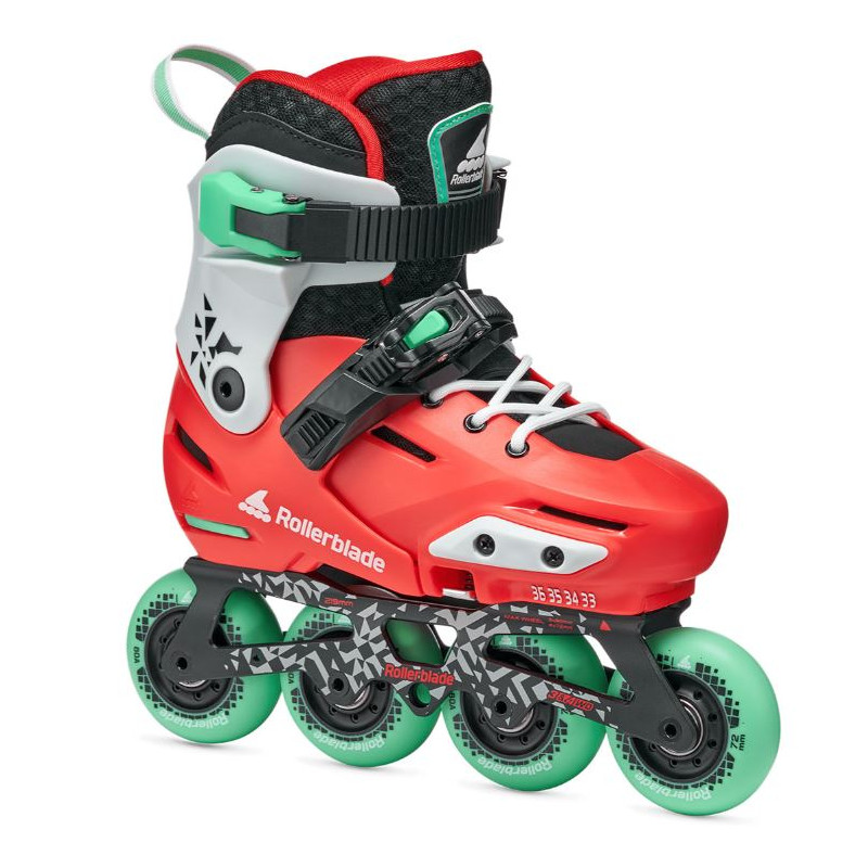 Rollerblade Apex Red / Mint – Adjustable Kids' Inline Skates