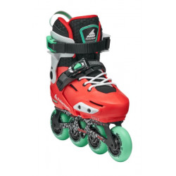 Rollerblade Apex Rouge / Menthe – Rollers Enfant Réglables