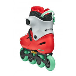 Rollerblade Apex Rouge / Menthe – Rollers Enfant Réglables