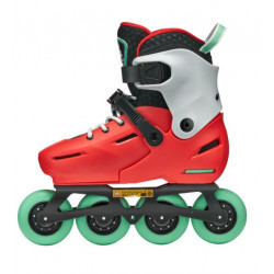 Rollerblade Apex Rouge / Menthe – Rollers Enfant Réglables
