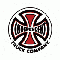 Independent Truck Company Bar Logo Skateboard Sticker White 4in si 
